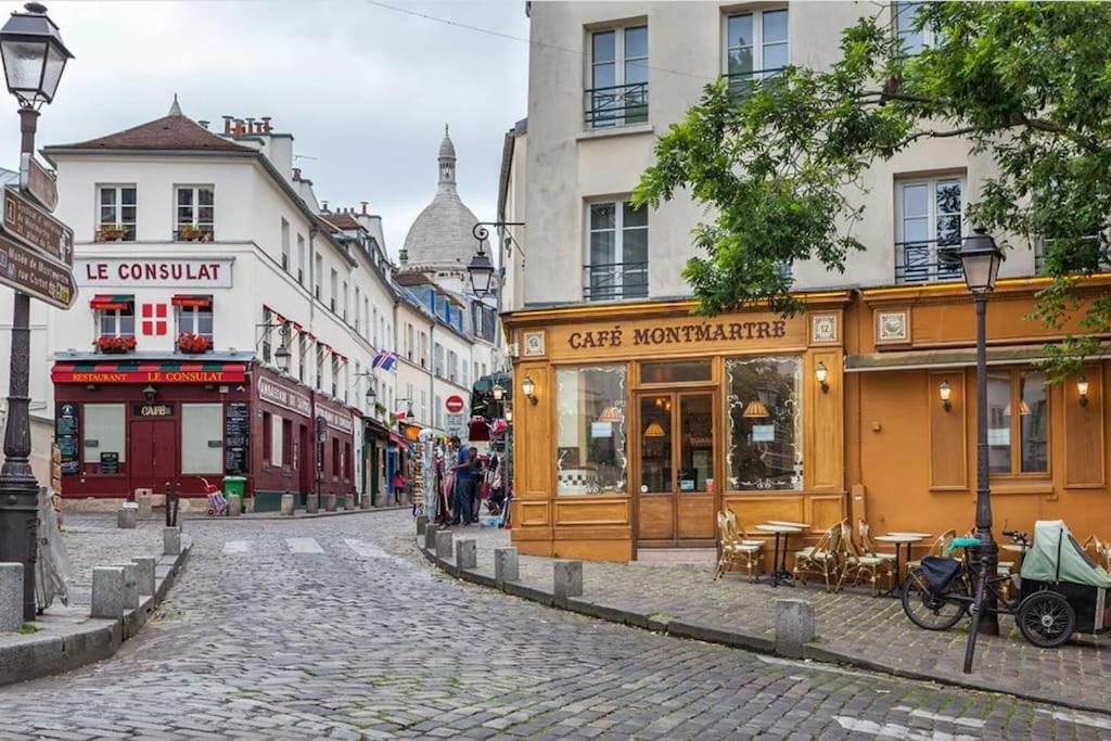 Апартаменты Relax In A Stylish Flat In Montmartre Париж Экстерьер фото